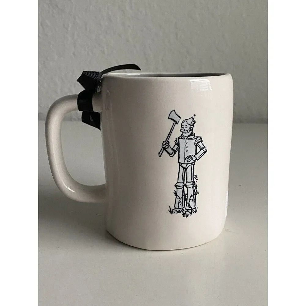 Rae Dunn Wizard Of Oz Mug Tin Man Big‎ Hearted Double Sided NEW